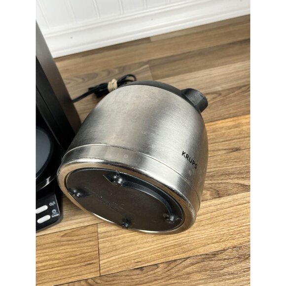 Krups Coffee Maker Stainless Programmable Drip Machine Thermal Carafe FMF5 10CUP - Picture 10 of 14